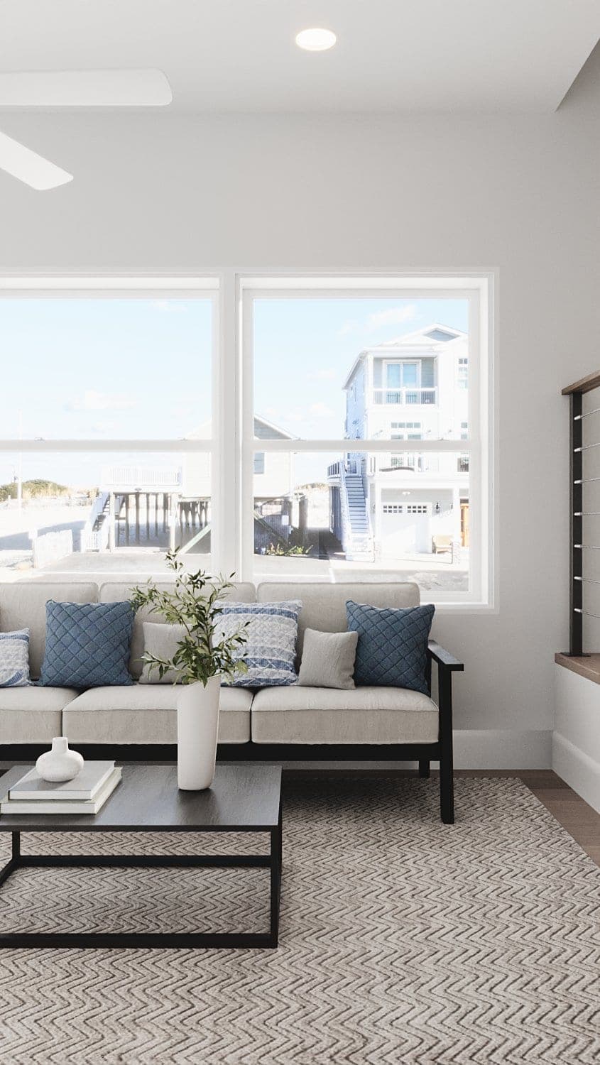 Beachside Residence — entrance